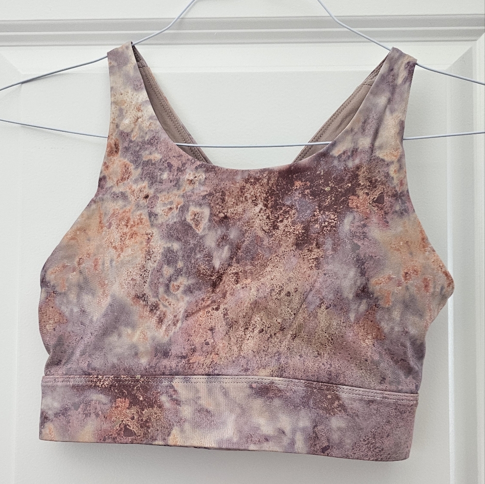 Marbled Sports Bra